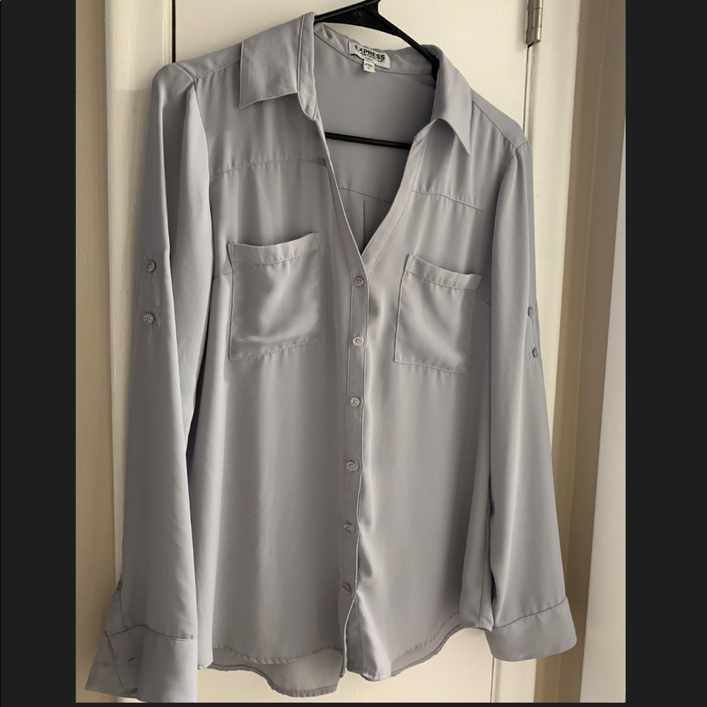 Business casual chiffon blouse